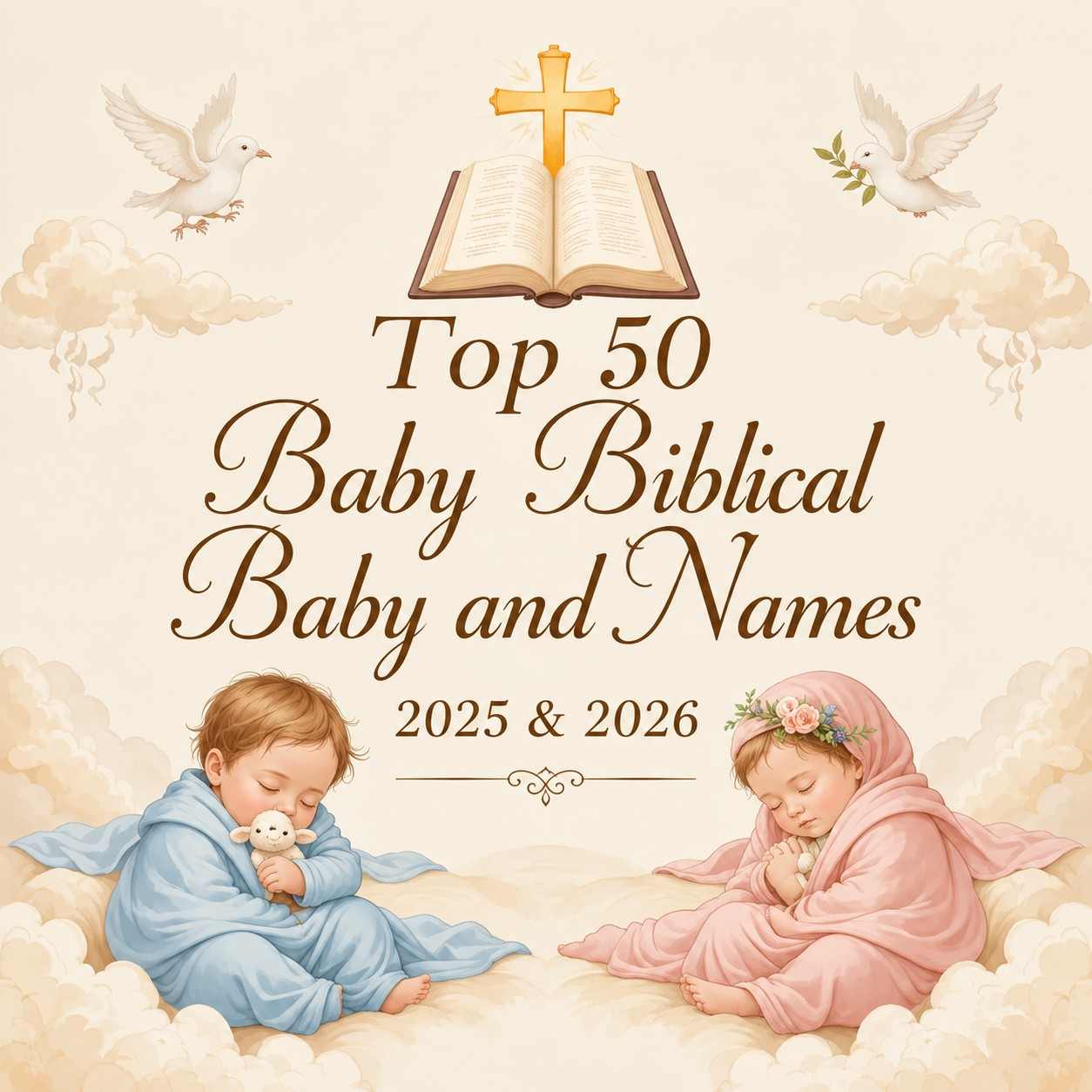 Biblical Baby Names for Boys and Girls chosen in 2025 and 2026