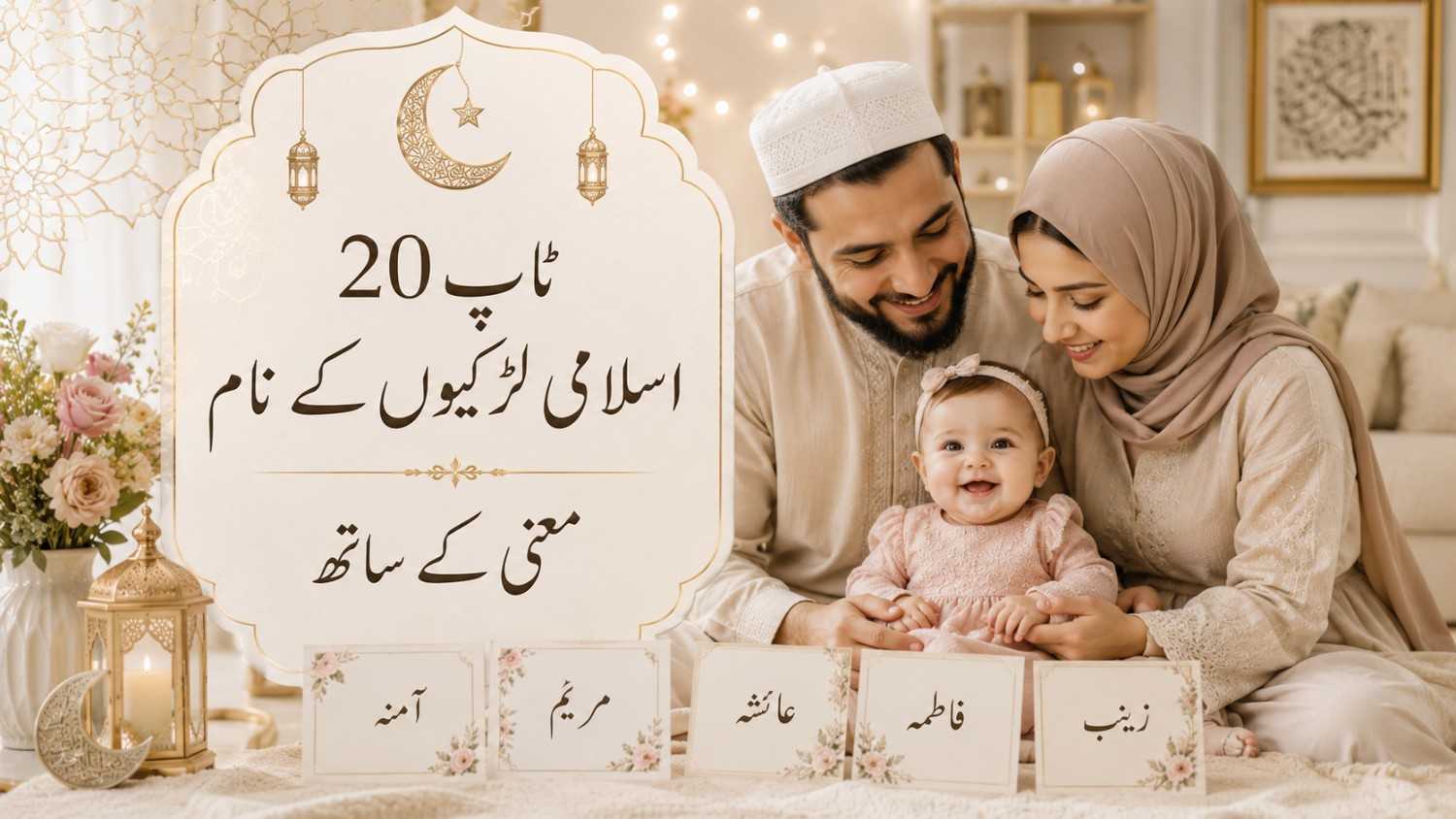اسلامی لڑکیوں کے 20 بہترین نام اور ان کے معنی