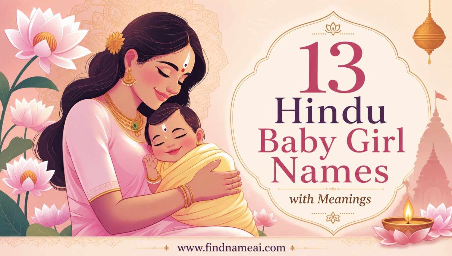 13 Hindu Baby Girl Names with Meanings