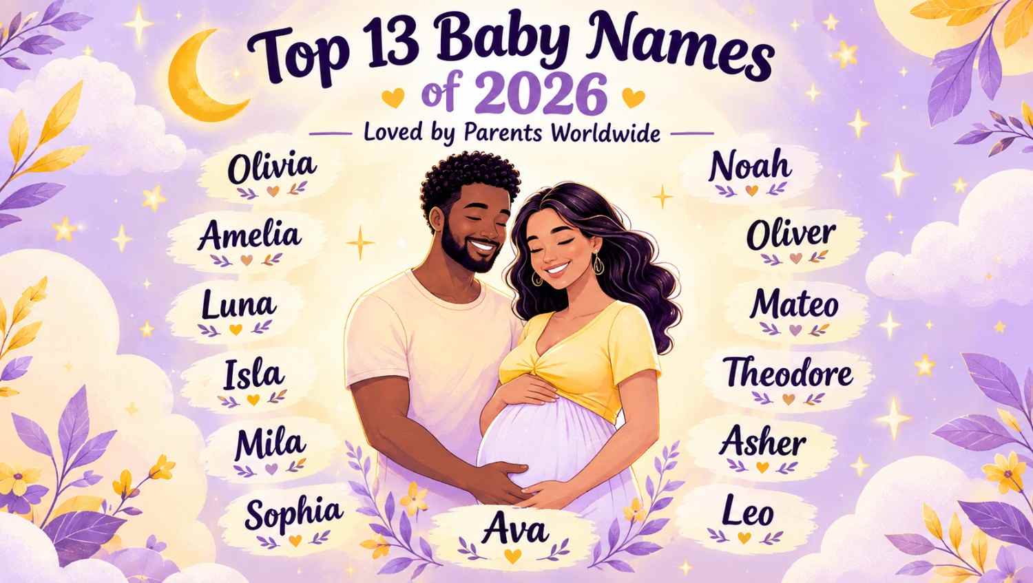 The 13 Most Loved Baby Names of 2026