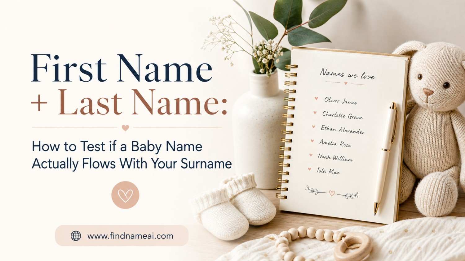 First Name and Last Name: How to Test if a Baby Name Flows With Your Surname