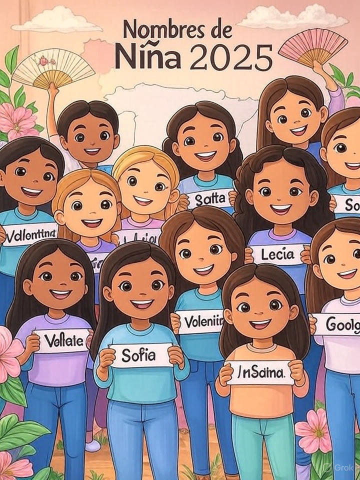 Descubre los 100 mejores nombres modernos de niña y sus significados en español