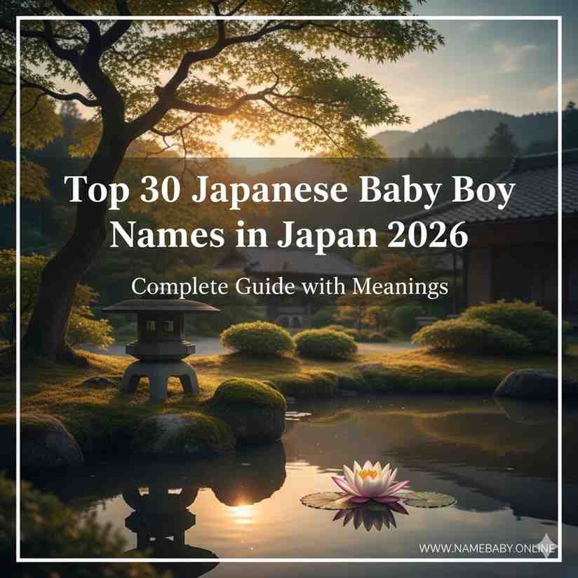 2026年日本で人気の男の子の名前トップ30：完全意味ガイド